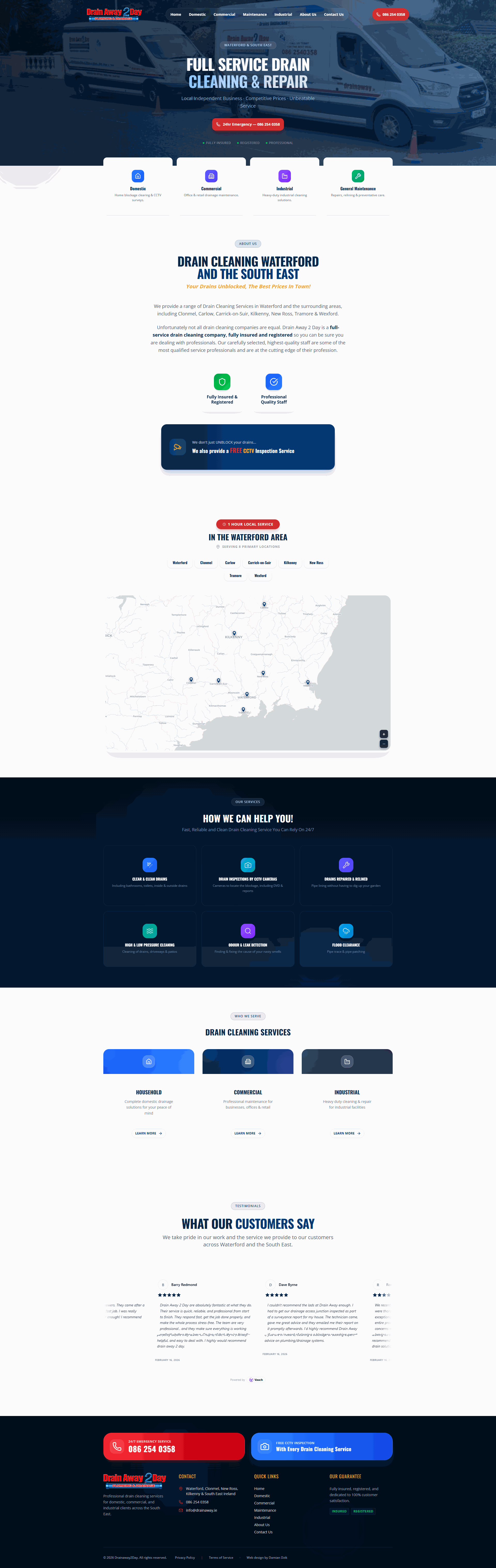 Drainaway2Day – Real client website by Damian Dzik