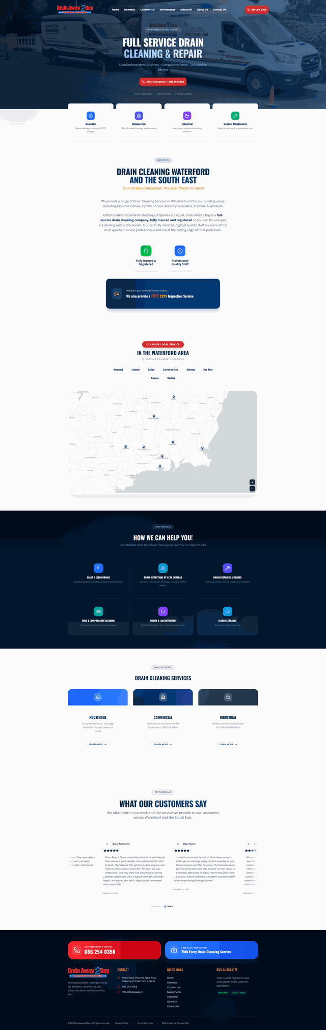 Drainaway2Day website project